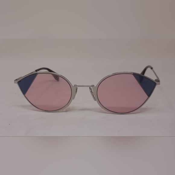 NEW Fendi Women's Sunglasses Butterfly Cut Eye Rose Silver FF0342/S 51-23-140 - Picture 12 of 16